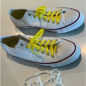 Converse white womens 12 worn once